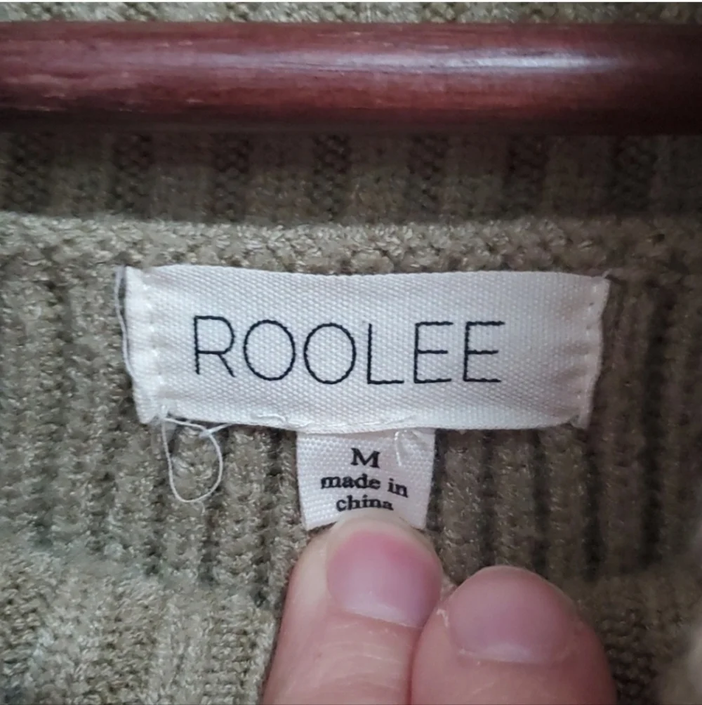 Roolee thick rib knit turtleneck sweater